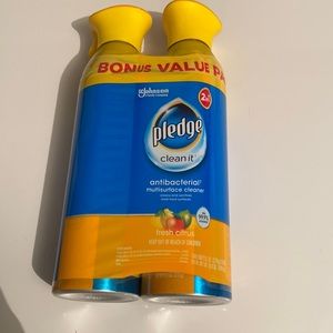 Pack of 2 Pledge Everyday Clean Multisurface cleaner spray Fresh Citrus nwt